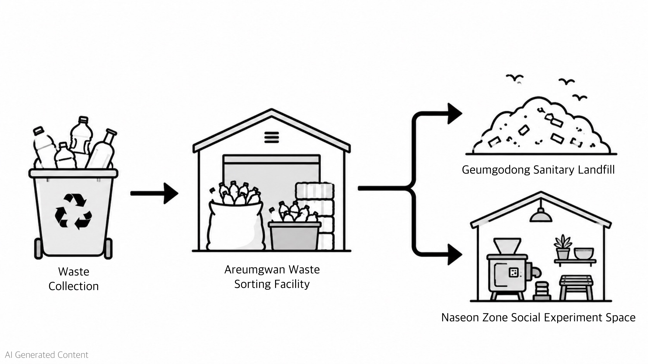 Slide 5: Waste collection route